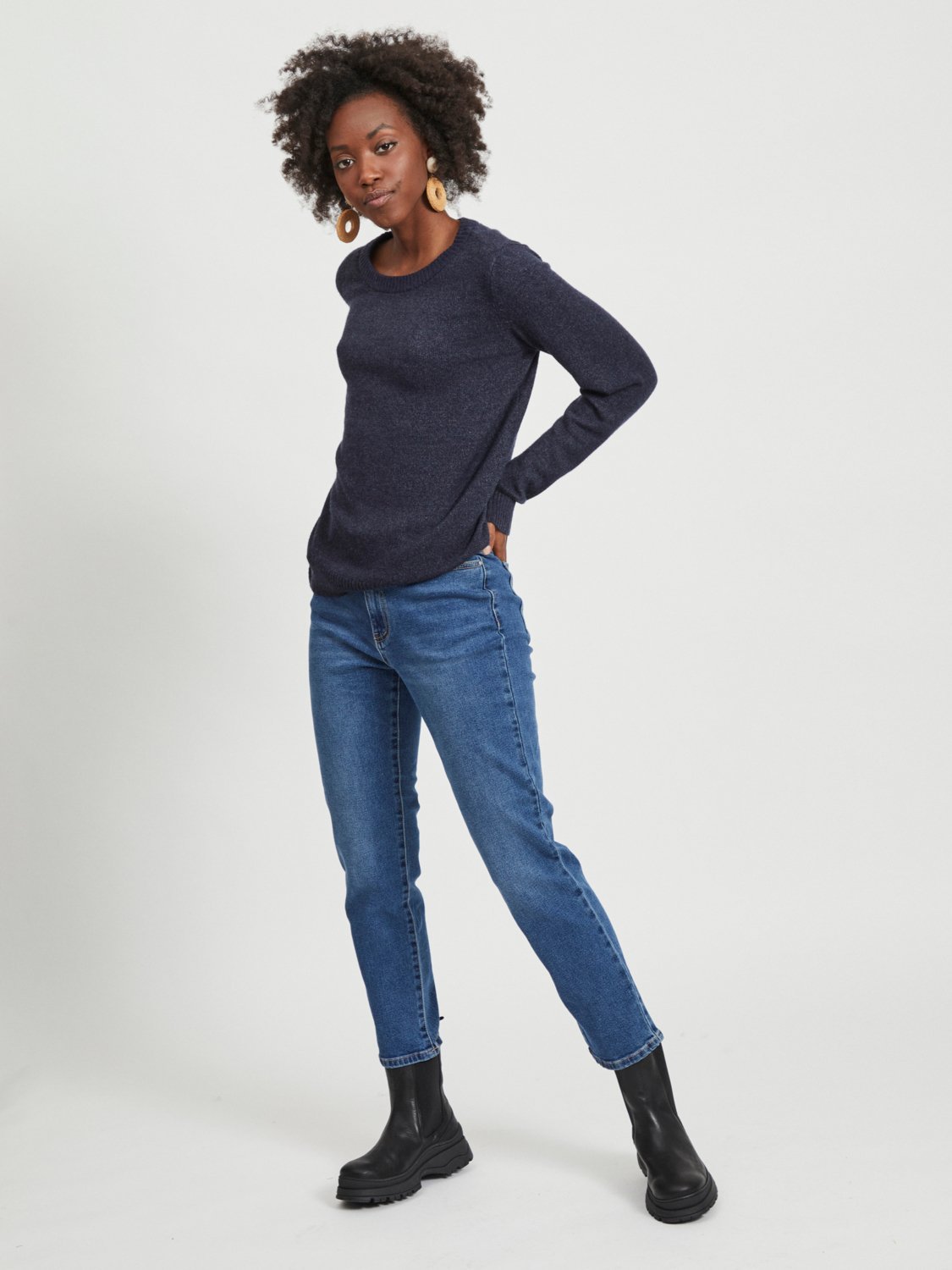 VIRIL Pullover - total eclipse - VERO MODA & VILA Bergvik